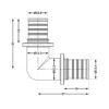 Кут натяжний Icma №1035 d16х2,2 851035BO05 Кут натяжний Icma №1035 d16х2,2 851035BO05