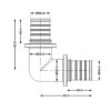 Кут натяжний Icma №1035 d25х3,5 851035GW05 Кут натяжний Icma №1035 d25х3,5 851035GW05