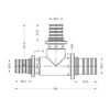 Трійник натяжний Icma №1039 d25х25х20 851039GXGXGW05 Трійник натяжний Icma №1039 d25х25х20 851039GXGXGW05