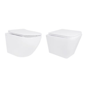 Акційний набір: Унітаз підвісний Jay Ultra Quiet QT07335177W 485х360х320 + Tern Ultra Quiet QT17332303ASW 490x365x325 Акційний набір: Унітаз підвісний Jay Ultra Quiet QT07335177W 485х360х320 + Tern Ultra Quiet QT17332303ASW 490x365x325