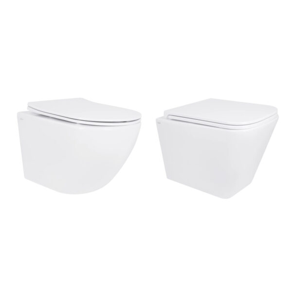 Акційний набір: Унітаз підвісний Jay Ultra Quiet QT07335177W 485х360х320 + Tern Ultra Quiet QT17332303ASW 490x365x325 Акційний набір: Унітаз підвісний Jay Ultra Quiet QT07335177W 485х360х320 + Tern Ultra Quiet QT17332303ASW 490x365x325