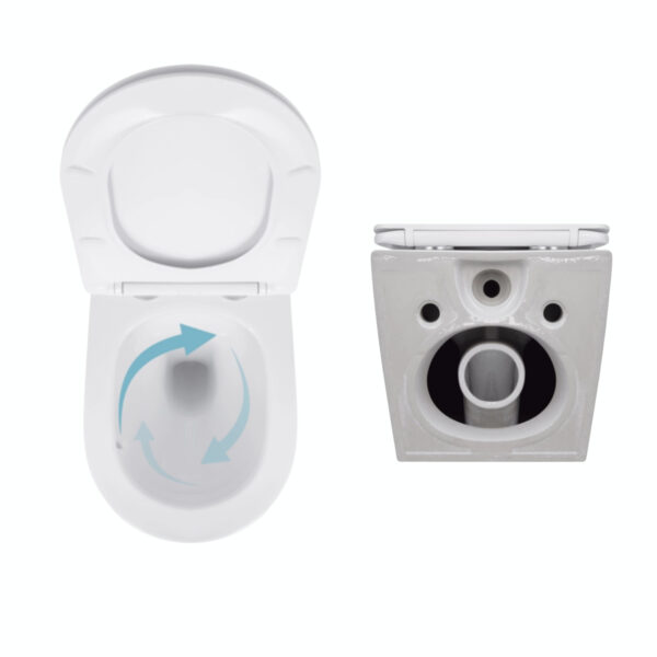 Акційний набір: Унітаз підвісний Jay Ultra Quiet QT07335177W 485х360х320 + Tern Ultra Quiet QT17332303ASW 490x365x325 Акційний набір: Унітаз підвісний Jay Ultra Quiet QT07335177W 485х360х320 + Tern Ultra Quiet QT17332303ASW 490x365x325