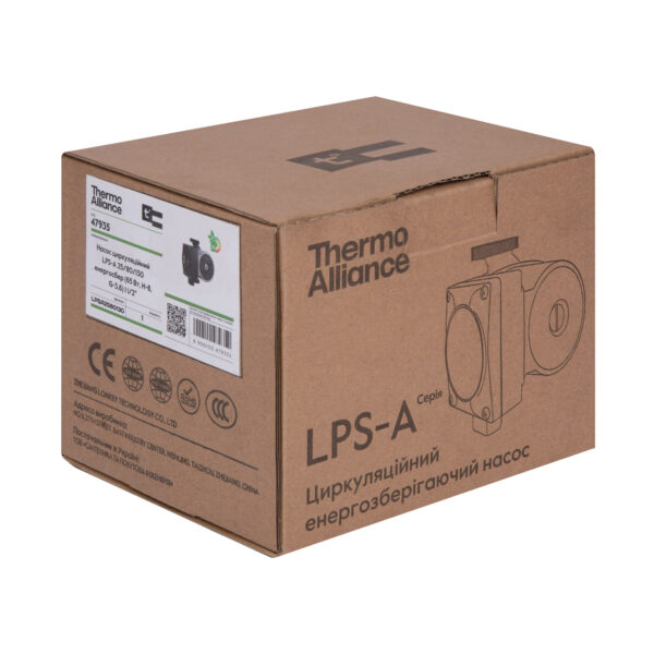 Насос циркуляційний Thermo Alliance LPSA 25/80/130 енергозберігаючий Насос циркуляційний Thermo Alliance LPSA 25/80/130 енергозберігаючий