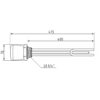 ТЕН з термостатом Galmet GE, 2 кВт, 230 В - 5/4" (1 1/4") (100-140 л) (41020001) ТЕН з термостатом Galmet GE, 2 кВт, 230 В - 5/4" (1 1/4") (100-140 л) (41020001)