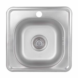 Кухонна мийка Brinex 3838 0,6 мм Satin (BRIN3835SAT06) Кухонна мийка Brinex 3838 0,6 мм Satin (BRIN3835SAT06)