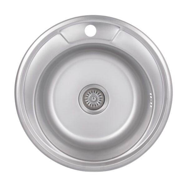 Кухонна мийка Brinex 490-A 0,6 мм Satin (BRIN490SAT06) Кухонна мийка Brinex 490-A 0,6 мм Satin (BRIN490SAT06)