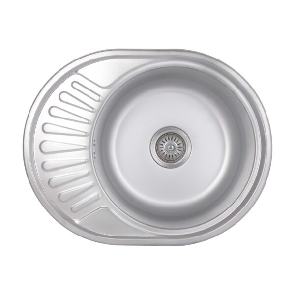 Кухонна мийка Brinex 5745 0,8 мм Satin (BRIN5745SAT08)