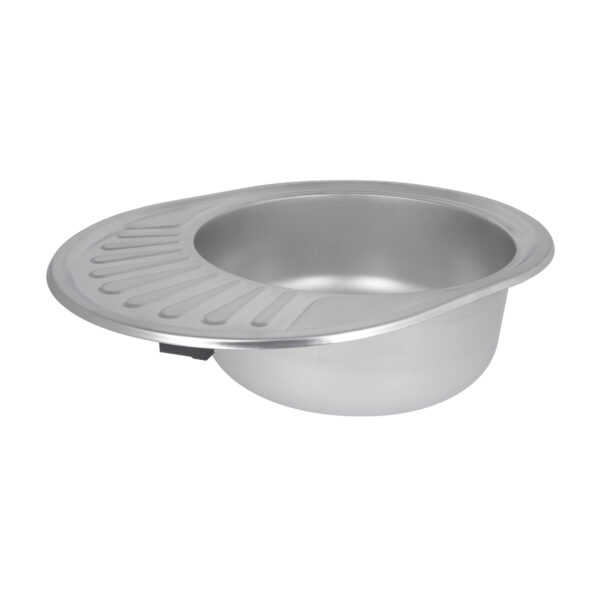 Кухонна мийка Brinex 5745 0,8 мм Satin (BRIN5745SAT08)