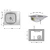 Кухонна мийка Brinex 5848 0,8 мм Micro Decor (BRIN5848MDEC08) Кухонна мийка Brinex 5848 0,8 мм Micro Decor (BRIN5848MDEC08)