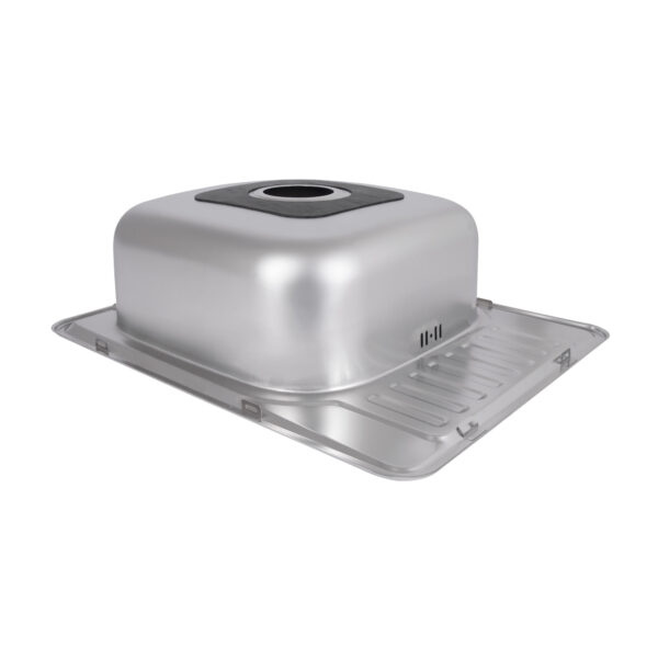 Кухонна мийка Brinex 5848 0,8 мм Satin (BRIN5848SAT08)