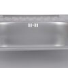 Кухонна мийка Brinex 5848 0,8 мм Satin (BRIN5848SAT08)
