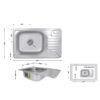 Кухонна мийка Brinex 6642 0,8 мм Satin (BRIN6642SAT08) Кухонна мийка Brinex 6642 0,8 мм Satin (BRIN6642SAT08)