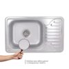 Кухонна мийка Brinex 6642 0,8 мм Satin (BRIN6642SAT08) Кухонна мийка Brinex 6642 0,8 мм Satin (BRIN6642SAT08)