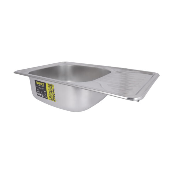 Кухонна мийка Brinex 6642 0,8 мм Satin (BRIN6642SAT08) Кухонна мийка Brinex 6642 0,8 мм Satin (BRIN6642SAT08)