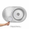 Кухонна мийка Brinex 7750 0,8 мм Micro Decor (BRIN7750MDEC08) Кухонна мийка Brinex 7750 0,8 мм Micro Decor (BRIN7750MDEC08)
