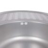 Кухонна мийка Brinex 7750 0,8 мм Satin (BRIN7750SAT08)