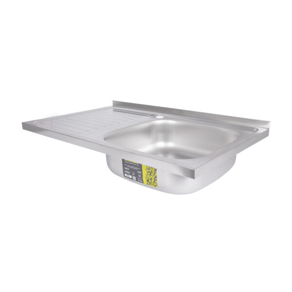 Кухонна мийка Brinex 5080-R 0,6 мм Satin (BRIN5080RSAT06)