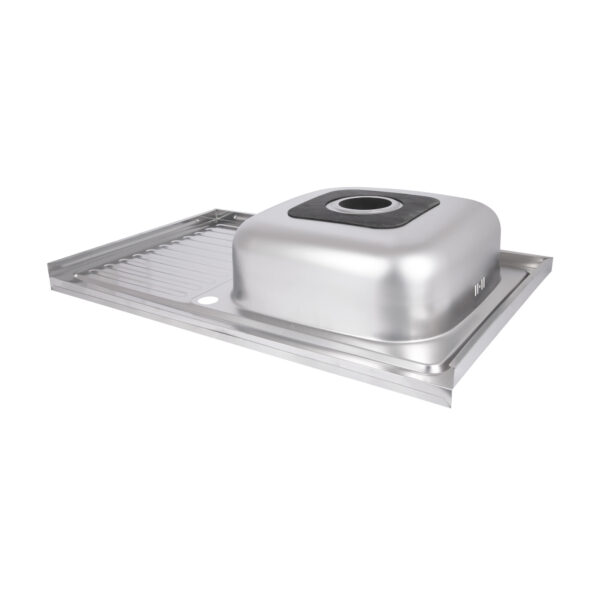 Кухонна мийка Brinex 5080-R 0,6 мм Satin (BRIN5080RSAT06)