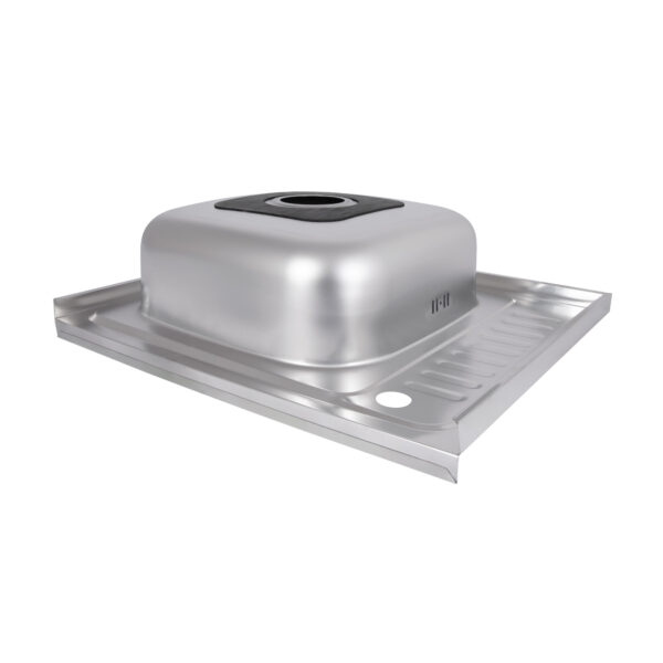 Кухонна мийка Brinex 6050-L 0,6 мм Satin (BRIN6050LSAT06)