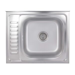 Кухонна мийка Brinex 6050-R 0,6 мм Satin (BRIN6050RSAT06) Кухонна мийка Brinex 6050-R 0,6 мм Satin (BRIN6050RSAT06)
