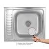 Кухонна мийка Brinex 6050-R 0,6 мм Satin (BRIN6050RSAT06) Кухонна мийка Brinex 6050-R 0,6 мм Satin (BRIN6050RSAT06)