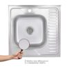 Кухонна мийка Brinex 6060-L 0,6 мм Satin (BRIN6060LSAT06) Кухонна мийка Brinex 6060-L 0,6 мм Satin (BRIN6060LSAT06)