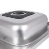 Кухонна мийка Brinex 6060-R 0,6 мм Satin (BRIN6060RSAT06)