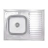Кухонна мийка Brinex 6080-L 0,6 мм Satin (BRIN6080LSAT06) Кухонна мийка Brinex 6080-L 0,6 мм Satin (BRIN6080LSAT06)