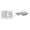 Кухонна мийка Brinex 6080-R 0,6 мм Satin (BRIN6080RSAT06) Кухонна мийка Brinex 6080-R 0,6 мм Satin (BRIN6080RSAT06)