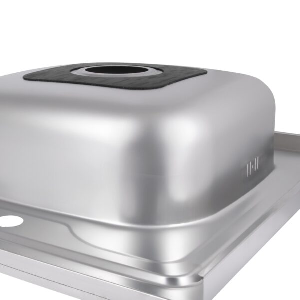 Кухонна мийка Brinex 6080-R 0,6 мм Satin (BRIN6080RSAT06) Кухонна мийка Brinex 6080-R 0,6 мм Satin (BRIN6080RSAT06)