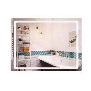 Дзеркало Qtap Mideya (DC-F614) 700х500 з LED-підсвічуванням Touch, з антизапотіванням, димером QT2078NCF07050W