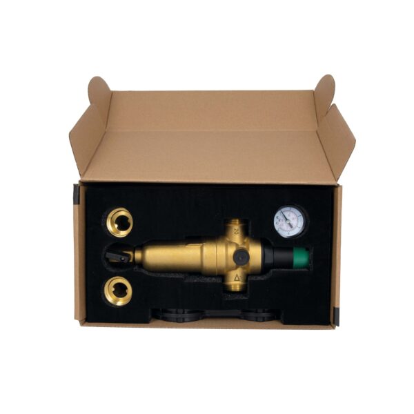Фильтр самопромывной Thermo Alliance Forte 3/4" с редуктором для горючей воды SF128W20H Фільтр самопромивний Thermo Alliance Forte 3/4" з редуктором для горячої води SF128W20H