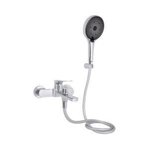Змішувач для ванни Qtap Slavonice (з душовим гарнітуром) QTSLV259CRM48034 Chrome