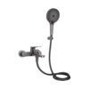 Змішувач для ванни Qtap Slavonice (з душовим гарнітуром) QTSLV259GMB48035 Gunmetal Black PVD Змішувач для ванни Qtap Slavonice (з душовим гарнітуром) QTSLV259GMB48035 Gunmetal Black PVD