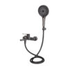 Змішувач для ванни Qtap Slavonice (з душовим гарнітуром) QTSLV259GMB48035 Gunmetal Black PVD Змішувач для ванни Qtap Slavonice (з душовим гарнітуром) QTSLV259GMB48035 Gunmetal Black PVD
