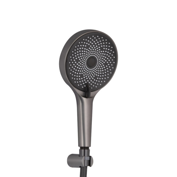 Змішувач для ванни Qtap Slavonice (з душовим гарнітуром) QTSLV259GMB48035 Gunmetal Black PVD Змішувач для ванни Qtap Slavonice (з душовим гарнітуром) QTSLV259GMB48035 Gunmetal Black PVD