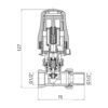Кран Thermo Alliance Standart RTL прямий 1/2"ВЗ TAS01615 Кран Thermo Alliance Standart RTL прямий 1/2"ВЗ TAS01615