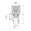 Запобіжний клапан Thermo Alliance Standart 1/2"ВЗ 6 бар TAS2446 Запобіжний клапан Thermo Alliance Standart 1/2"ВЗ 6 бар TAS2446