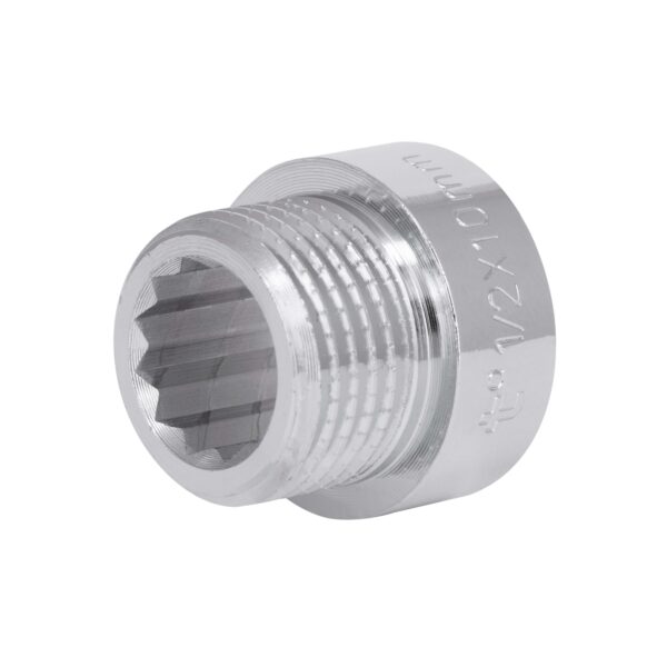 Удлинитель хромированный Thermo Alliance Forte 1/2"ВЗ, L=10 мм TAF1301510 Подовжувач хромований Thermo Alliance Forte 1/2"ВЗ, L=10 мм TAF1301510