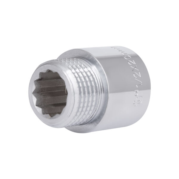 Удлинитель хромированный Thermo Alliance Forte 1/2"ВЗ, L=20мм TAF1301520 Подовжувач хромований Thermo Alliance Forte 1/2"ВЗ, L=20 мм TAF1301520