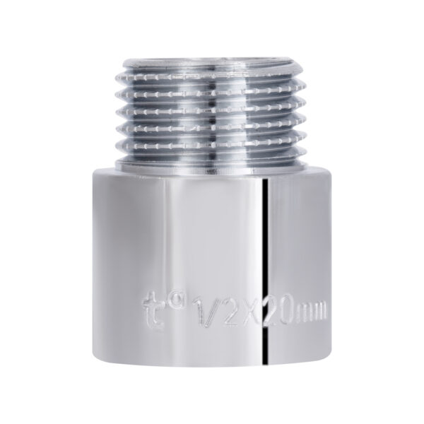 Удлинитель хромированный Thermo Alliance Forte 1/2"ВЗ, L=20мм TAF1301520 Подовжувач хромований Thermo Alliance Forte 1/2"ВЗ, L=20 мм TAF1301520