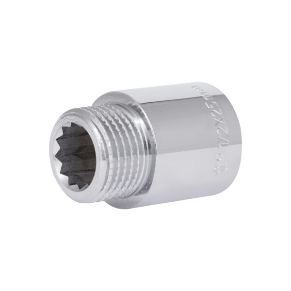 Удлинитель хромированный Thermo Alliance Forte 1/2"ВЗ, L=25мм TAF1301525 Подовжувач хромований Thermo Alliance Forte 1/2"ВЗ, L=25 мм TAF1301525