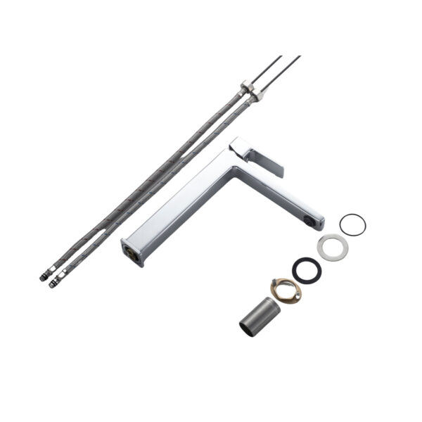 Смеситель латунный для раковины Lidz Orion 001FH высокий (k25) LDORI001FHCRM48096 Chrome Змішувач латунний для раковини Lidz Orion 001FH високий (k25) LDORI001FHCRM48096 Chrome
