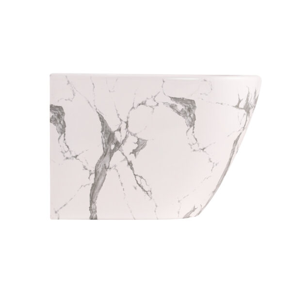 Біде підвісне Qtap Robin 515x370x350 мм, Marble QT13551381GMR Біде підвісне Qtap Robin 515x370x350 мм, Marble QT13551381GMR