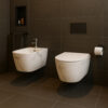 Біде підвісне Qtap Robin 515x370x350 мм, Marble QT13551381GMR Біде підвісне Qtap Robin 515x370x350 мм, Marble QT13551381GMR