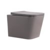 Унитаз подвесной Tern Ultra Quiet 490×365×325 мм, Stone Grey, c сиденьем Slim Duroplast / Soft-close / Quick Release Унітаз підвісний Tern Ultra Quiet 490×365×325 мм, Stone Grey, з сидінням Slim Duroplast / Soft-close / Quick Release