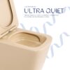 Унітаз підвісний Tern Ultra Quiet 490×365×325 мм, Beige, з сидінням Slim Duroplast / Soft-close / Quick Release QT17332303ASSB Унітаз підвісний Tern Ultra Quiet 490×365×325 мм, Beige, з сидінням Slim Duroplast / Soft-close / Quick Release QT17332303ASSB