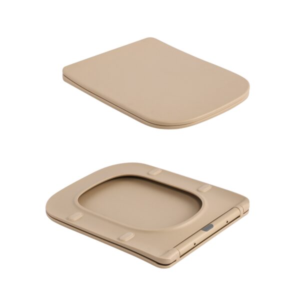 Унітаз підвісний Tern Ultra Quiet 490×365×325 мм, Beige, з сидінням Slim Duroplast / Soft-close / Quick Release QT17332303ASSB Унітаз підвісний Tern Ultra Quiet 490×365×325 мм, Beige, з сидінням Slim Duroplast / Soft-close / Quick Release QT17332303ASSB