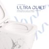 Унитаз подвесной Tern Ultra Quiet 490×365×325 мм, Marble, c сиденьем Slim Duroplast / Soft-close / Quick Release QT17332303ASMR Унітаз підвісний Tern Ultra Quiet 490×365×325 мм, Marble, з сидінням Slim Duroplast / Soft-close / Quick Release QT17332303ASMR
