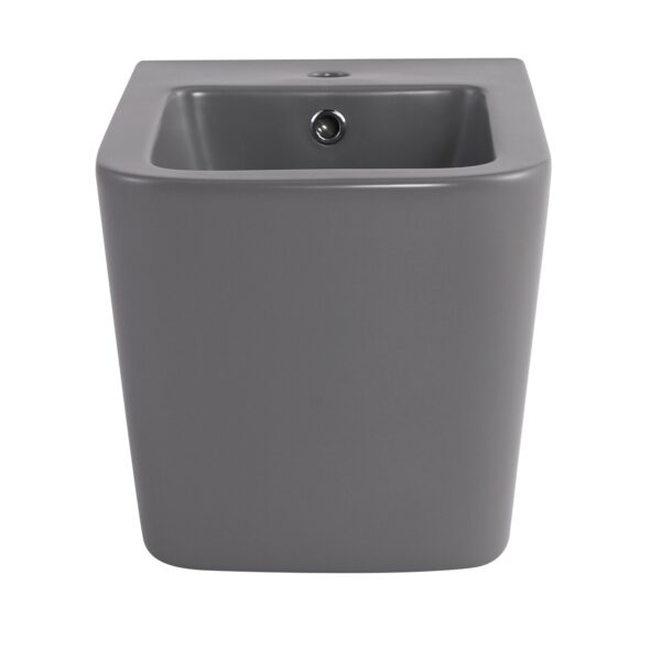 Біде підвісне Qtap Tern 520x350x330 мм, Stone grey QT17551303GSG Біде підвісне Qtap Tern 520x350x330 мм, Stone grey QT17551303GSG